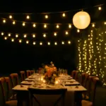 Allestimenti luminosi per feste serali: come ottenere un effetto wow con piccoli accorgimenti