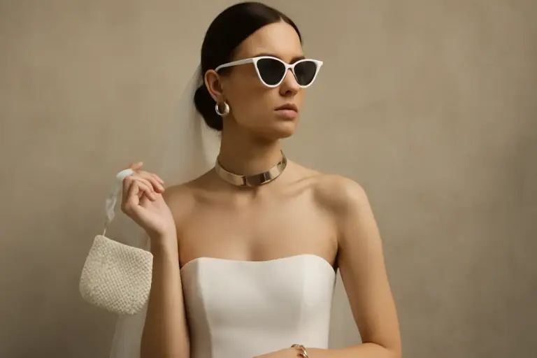 Sposa senza veli alternative chic: accessori contemporanei per valorizzare il look con personalità