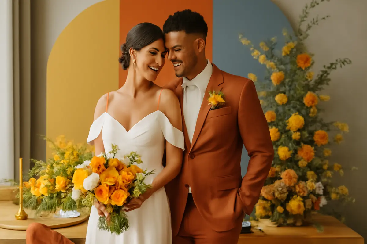Colori matrimonio moderno palette vincenti: combinazioni che piacciono anche ai fotografi