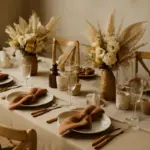 Mise en place in stile boho per eventi privati: dettagli che trasformano anche la sala più semplice